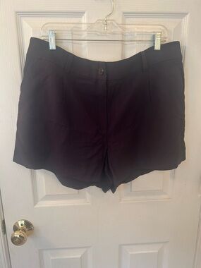 LOFT Navy BlueHigh-Rise Tailored Shorts